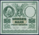 50 kr 1957 C.6738401 kv. 1+ thumbnail