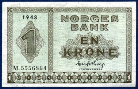 1 kr 1948 M.5556864 kv. 1+/01