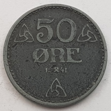 50 øre 1941 sink kv. 1 (nr. 1)