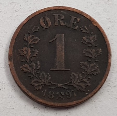 1 øre 1897 kv. 1