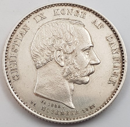 Danmark: 2 kr 1888 kv. 01