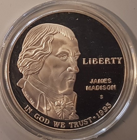 1 dollar 1993: James Madison