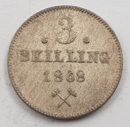 3 sk. 1868 kv. 1/1+