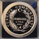 Tyrkia: 10.000.000 lira 2001 thumbnail