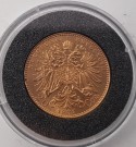 Østerrike: 20 corona 1897 kv. 1+/01 thumbnail