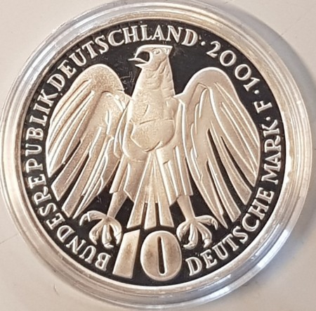 Tyskland: 10 mark 2001 F