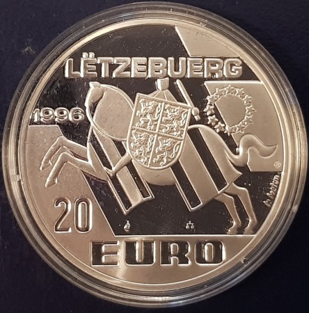Lëtzebuerg: 20 euro 1996