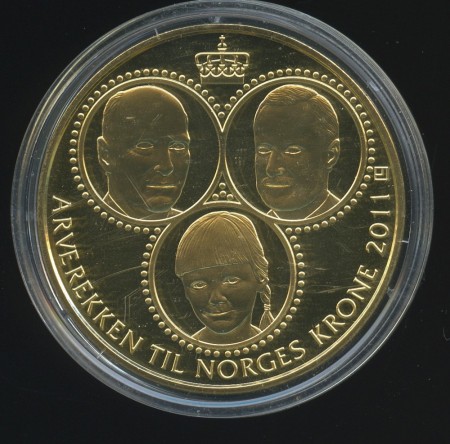 Arverekken til norges krone 2011