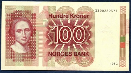 100 kr 1983 kv. 0/01 