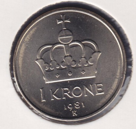1 kr 1981 kv. 0