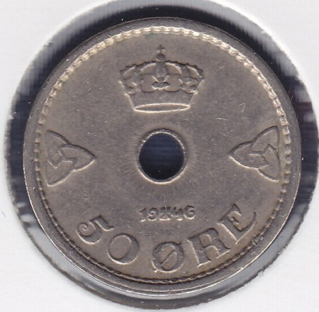50 øre 1946 kv. 1