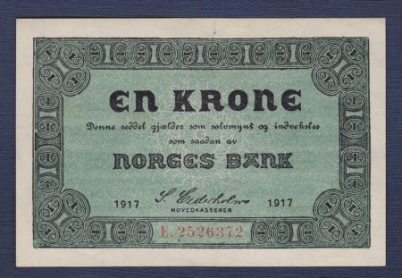 1  krone Type I 1917