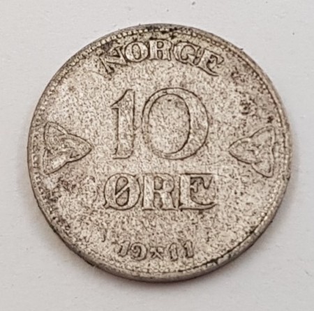10 øre 1911 kv. 1