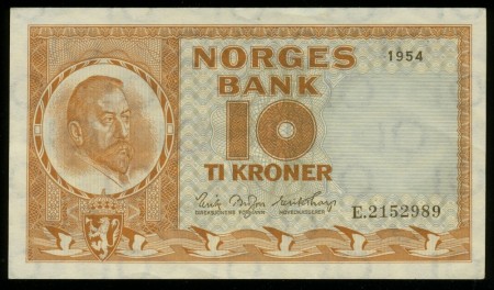 10 kr 1954 E.2152989 Kv. 1+