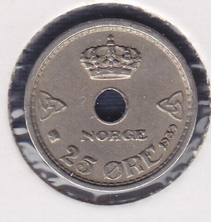 25 øre 1939 kv. 1