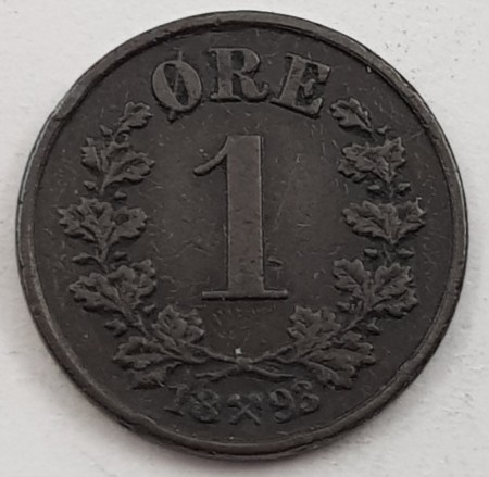 1 øre 1893 kv. 1
