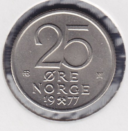 25 øre 1977 kv.0