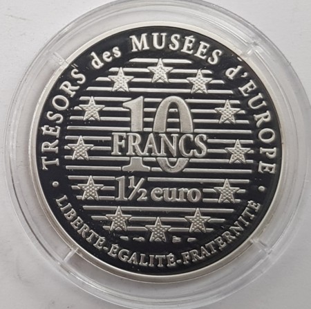 Frankrike: 10 francs/1 1/2 euro 1997