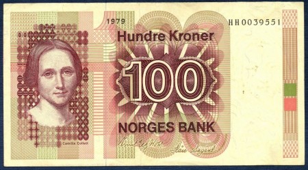 100 kr 1979 HH 0039551 kv. 1+