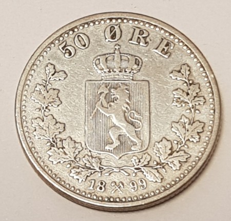 50 øre 1899 kv. 1