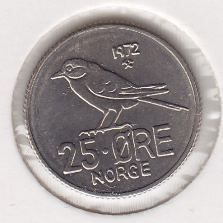 25 øre 1972 kv. 0