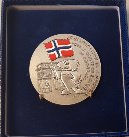 Norges kvalifikasjonsmedalje til fotball-VM 1998