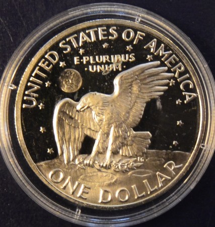Eisenhower:  1 dollar 1971 S