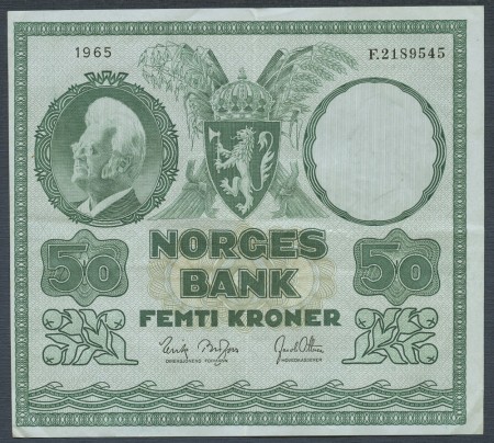 50 kr 1965 F.2189545 kv. 1