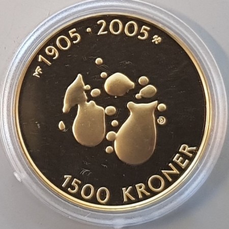 1500 kr gull 2004 - Olje(nr. 1)