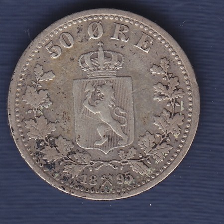 50 øre 1895 kv. 1