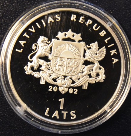 Latvia: 1 lats 2002