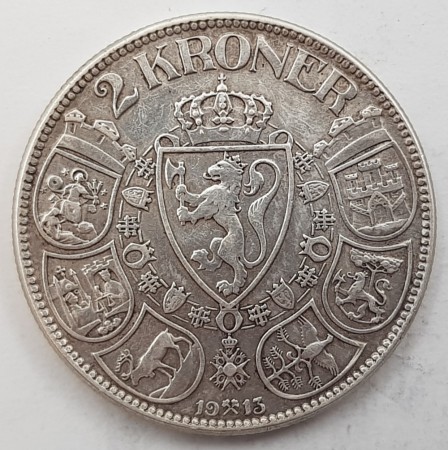 2 kr 1913 kv. 1+