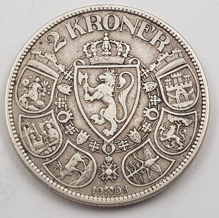 2 kr 1908 kv. 1
