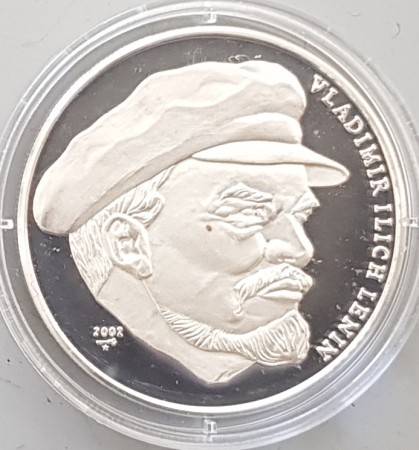 Cuba: 10 pesos 2002 - Vladimir Ilich Lenin