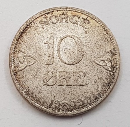 10 øre 1909 kv. 01