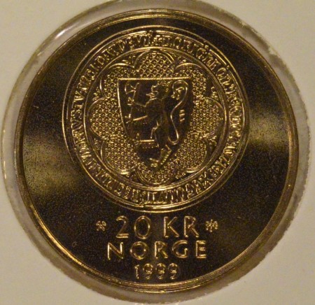 20 kroner 1999 Akershus BU