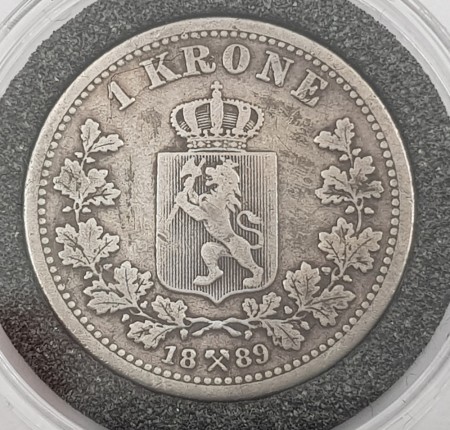 1 kr 1889 kv. 1-