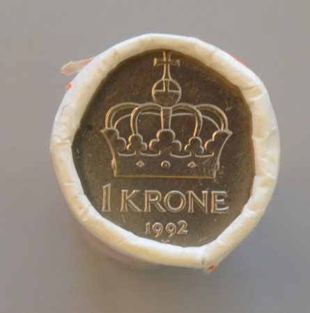 1 kr rull 1992