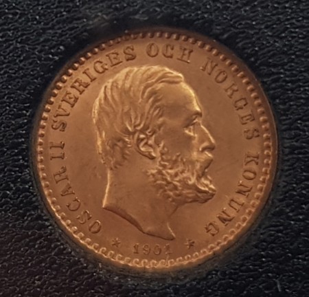 Sverige: 5 kronor 1901 kv. 01