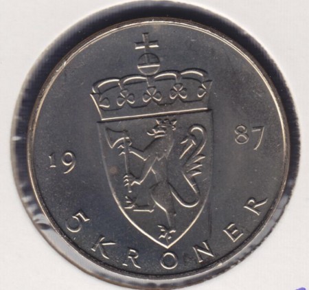 5 kr 1987 kv. 0