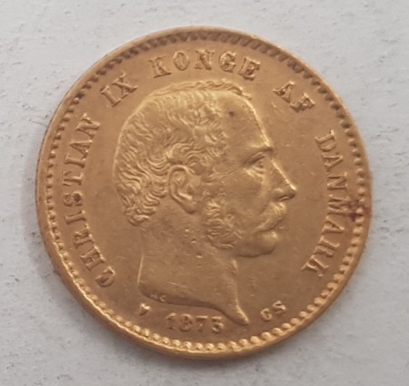 Danmark: 10 kr 1873 kv. 1