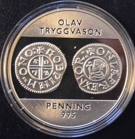 Olav Tryggvason - Penning 995