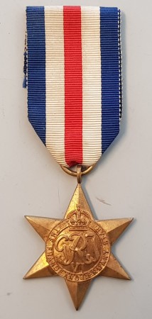 Britisk campaign medal - France and Germany Star