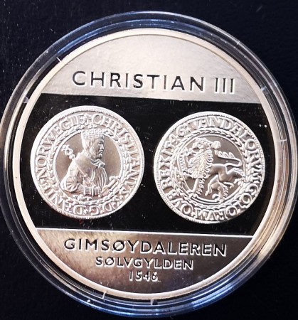 Christian III - Gimsøydaleren 1546