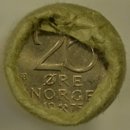 25 øre rull 1975