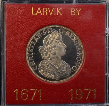 Larvik by`s jubileumsmedalje 1971